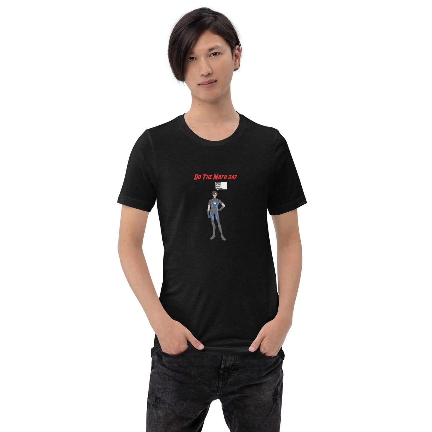 Superhero "Subtraction" Unisex t-shirt