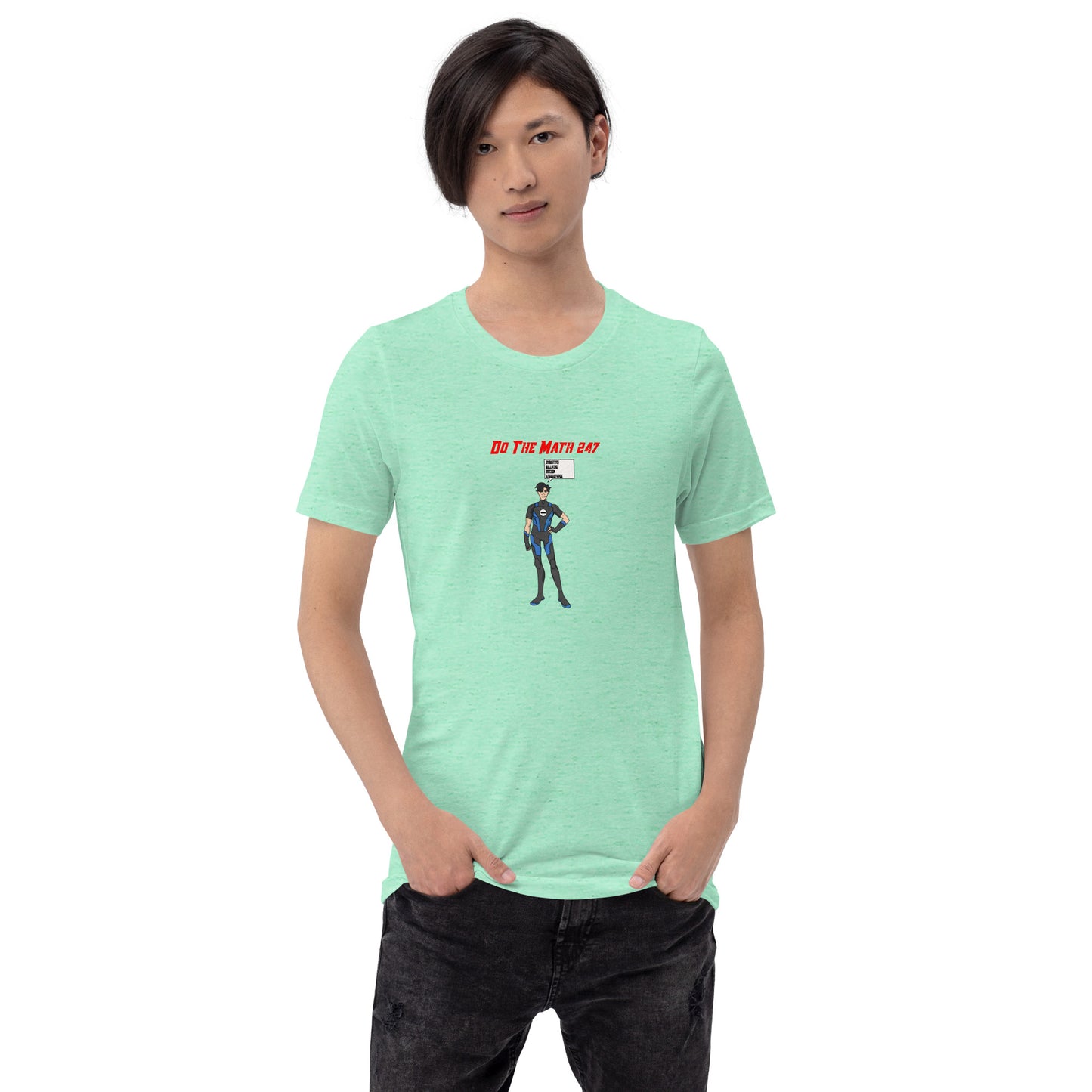 Superhero "Subtraction" Unisex t-shirt