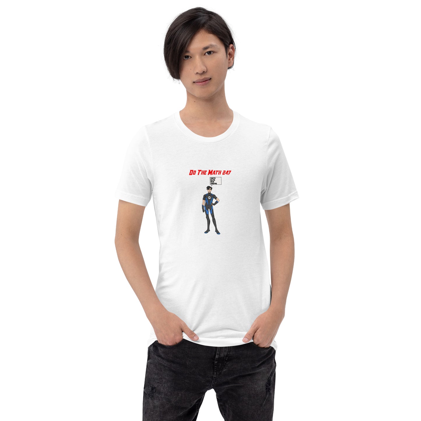 Superhero "Subtraction" Unisex t-shirt